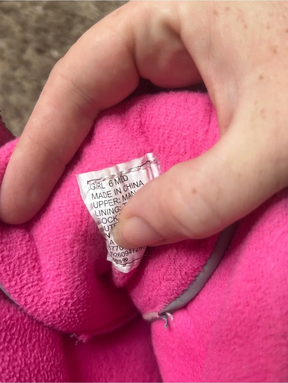 Totes Black & Pink Insulated Snow Boots